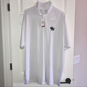 San Jose Sharks 2XLT Antiqua NHL official polo